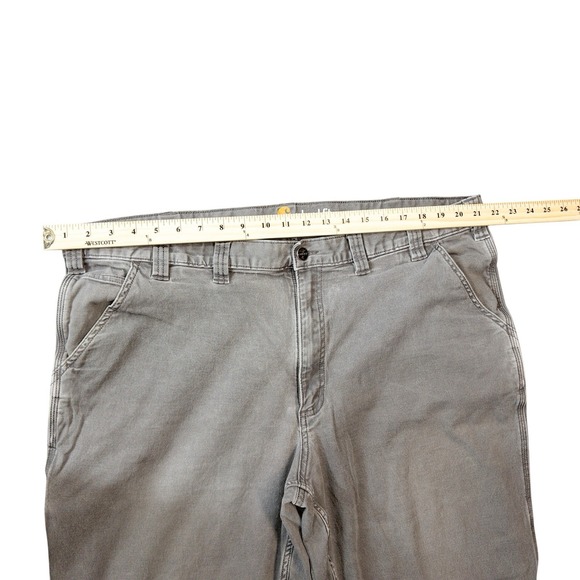 Carhartt Relaxed Fit Work Pants Mens 44x30 102291-039 Western Ranch Workwear - Picture 3 of 10
